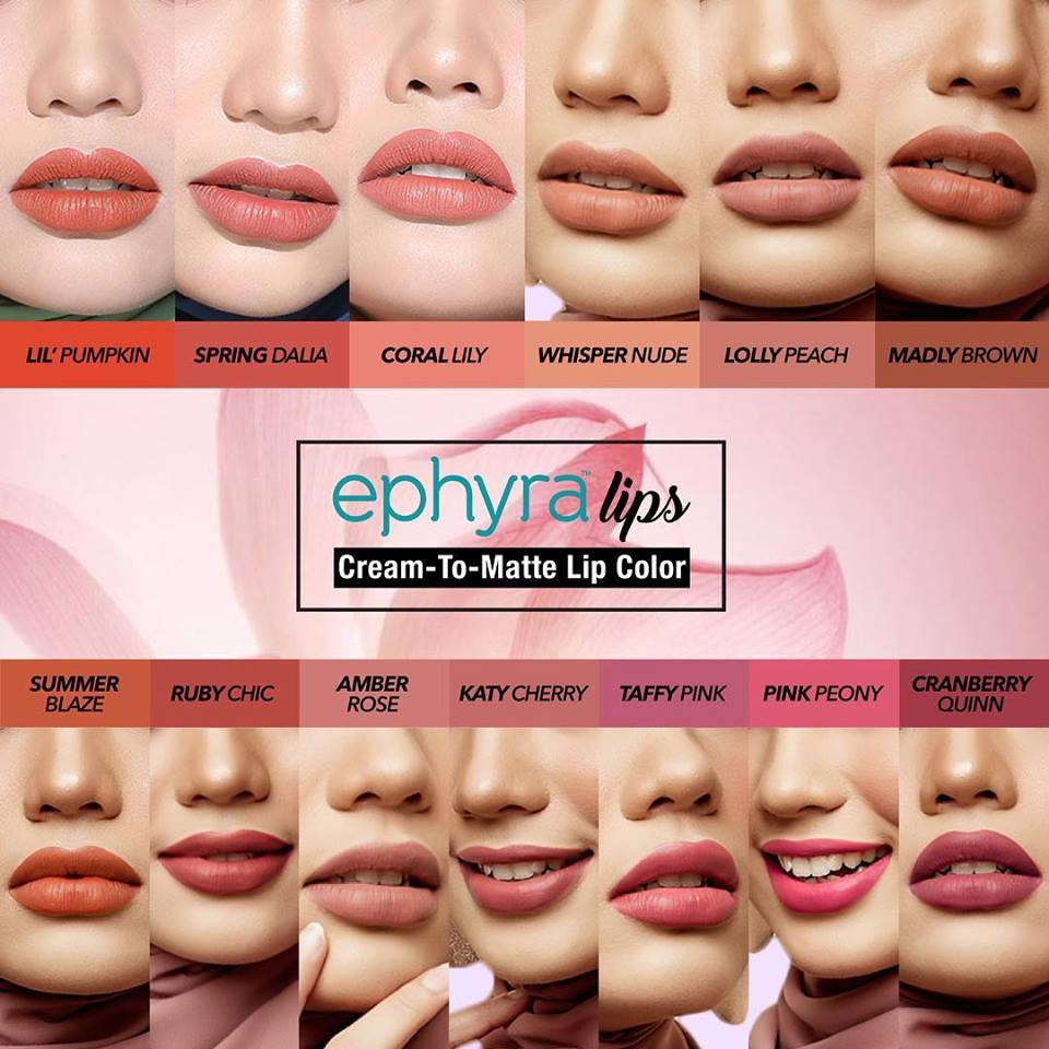 ephyra lips 13 colors